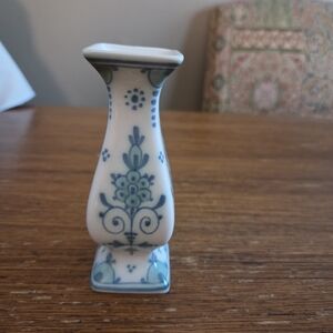 Delft Blue and White Bud Vase